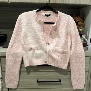 Chanel Pink Cardigan